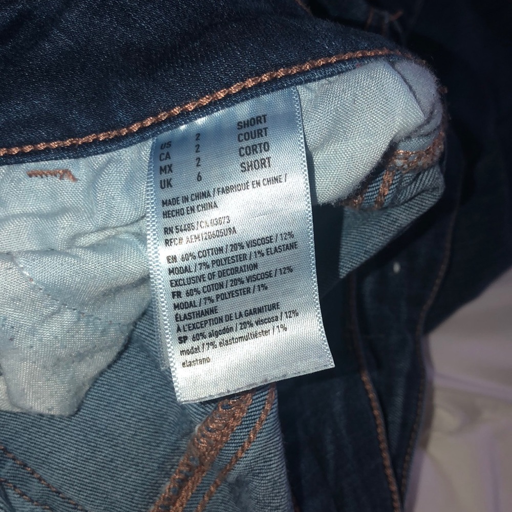 American Eagle Super stretch X ripped jeans size 2 - Picture 2 of 3